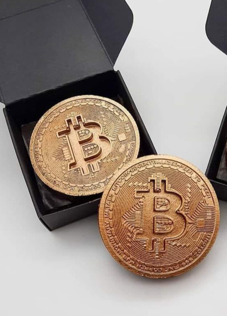 Bitcoin : Deze massieve letter wordt in een mooie doos geleverd.